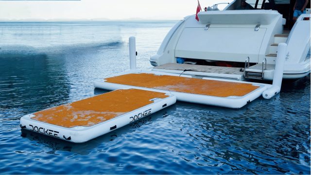 Double Toy Dock 3.10 + 4.10 m | Doppelplattform für Wassersport-Equipment